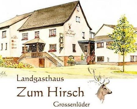 Hotel- Restaurant Zum Hirsch Grossenlueder Luaran gambar