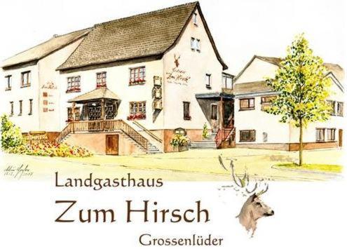 Hotel- Restaurant Zum Hirsch Grossenlueder Luaran gambar